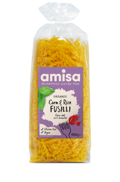 Amisa Organic Gluten Free Corn and Rice Fusilli