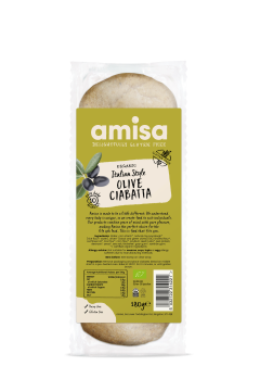 Amisa Organic Gluten Free Ciabatta