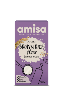 Amisa Organic Gluten Free Brown Rice Flour