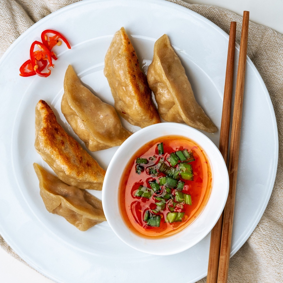 Easy Gluten Free Vegetable Potsticker Dumplings | Amisa