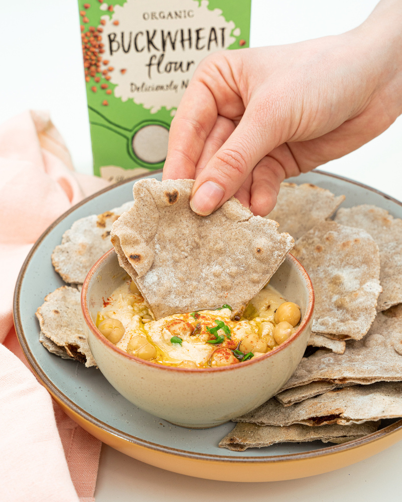Buckwheat Pita Bread | Amisa