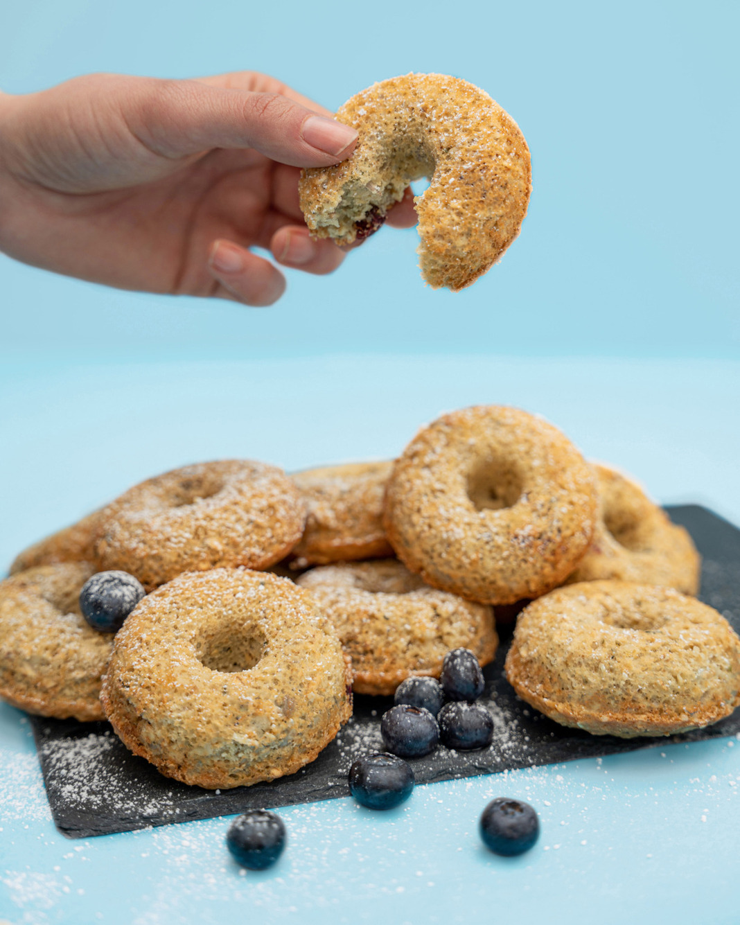 Gluten Free Baked Oat Flour Doughnuts | Amisa