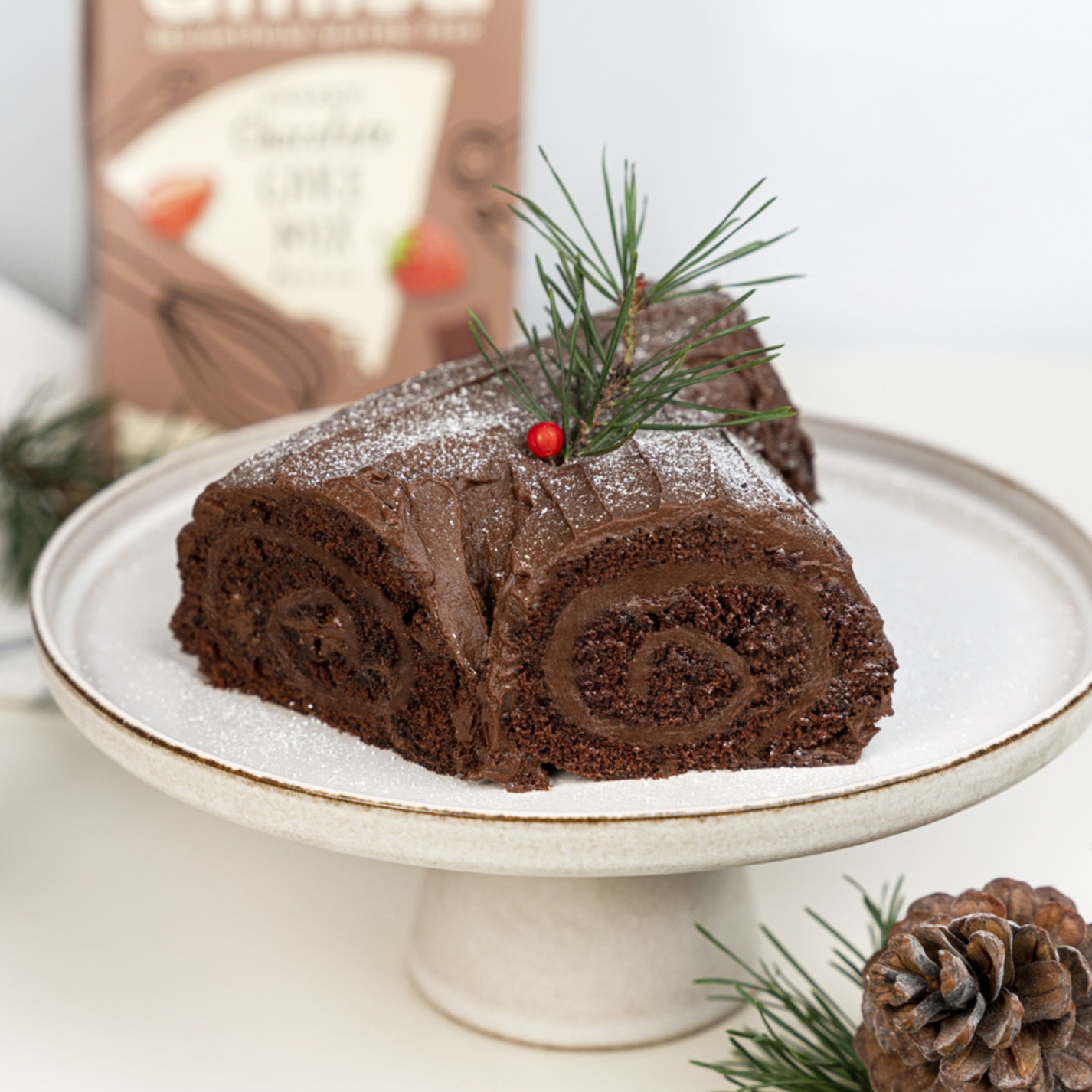 Gluten Free Yule Log | Amisa