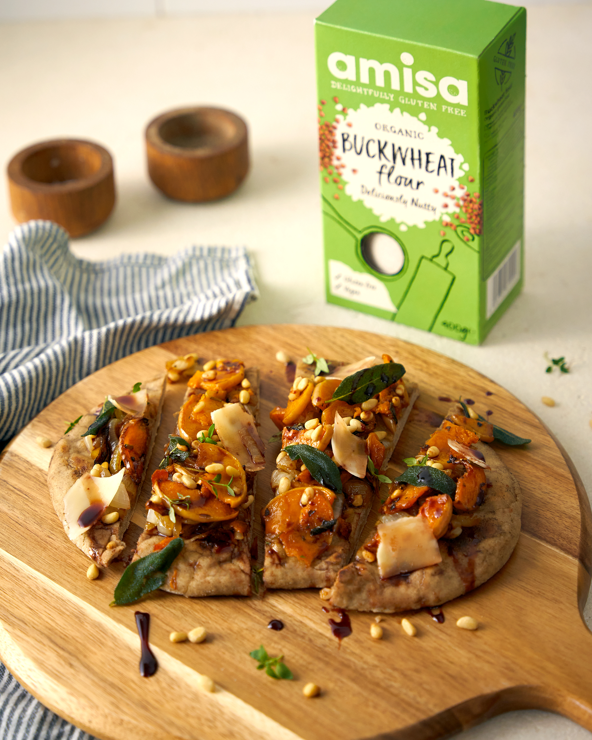 Gluten Free Butternut Squash Flatbread | Amisa