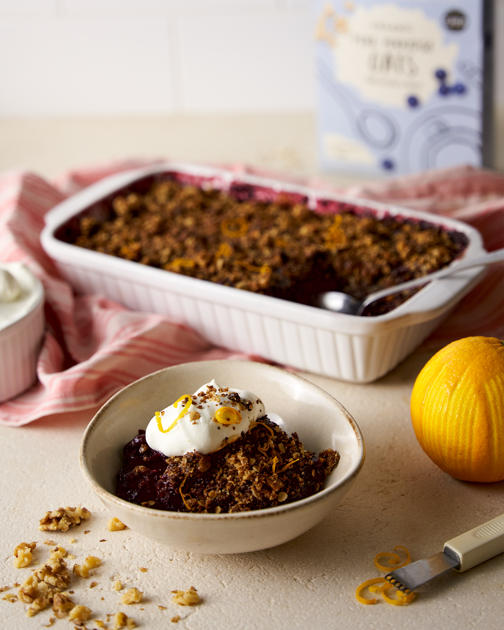 Vegan Gluten Free Christmas Crumble | Amisa